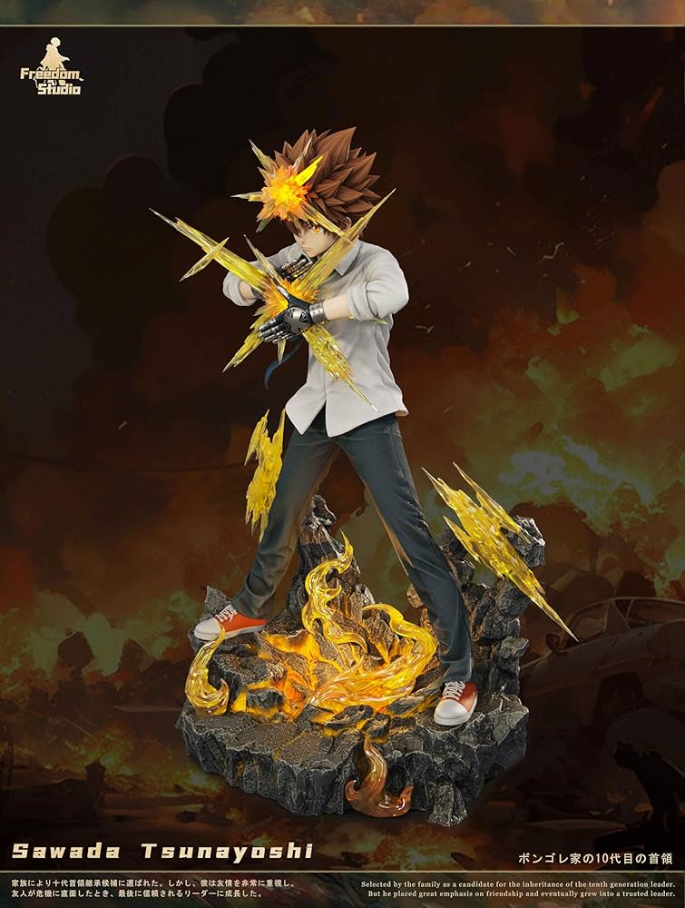 家庭教師ヒットマンREBORN! 沢田綱吉 2.0 ガレージキット ガレキ スタ 家庭教師ヒットマンREBORN! 沢田綱吉 雲雀恭弥 2点ガレージ